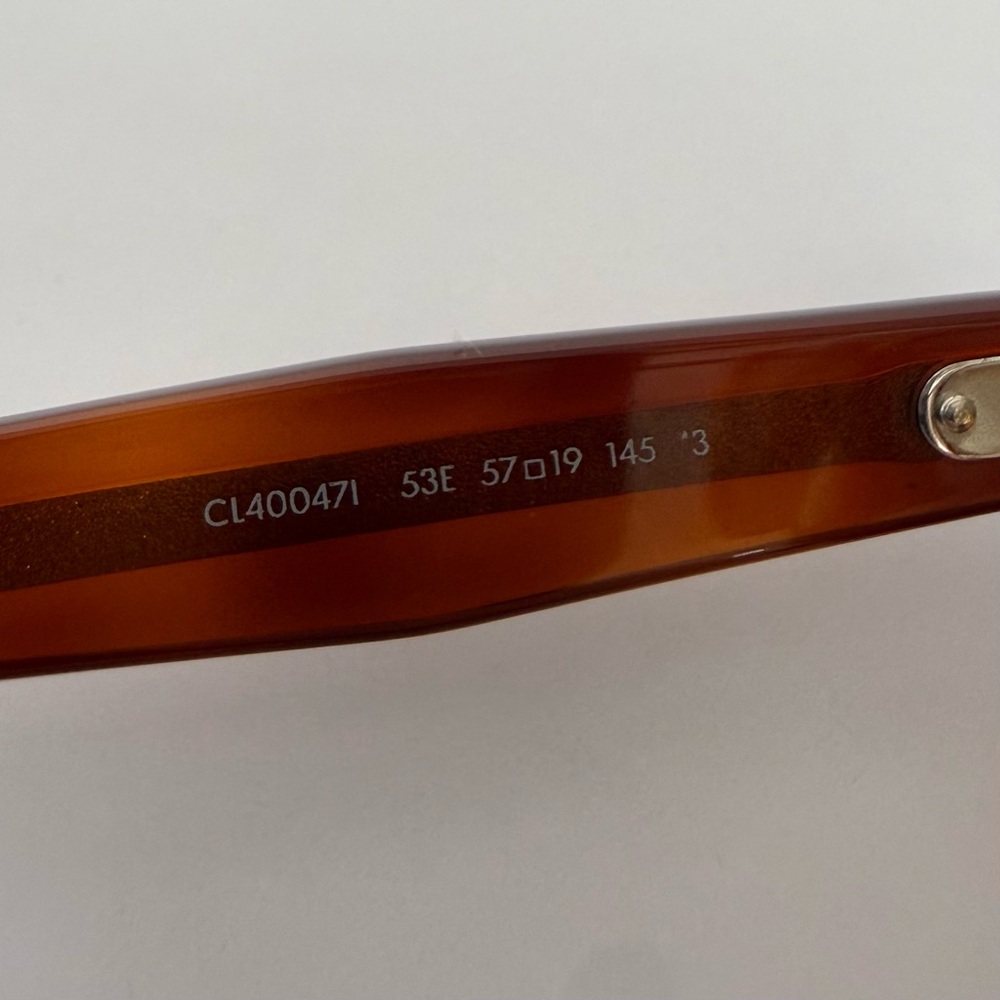 NEW!!! Celine brown havana women sunglasses CL40047I 53E Authentic - Picture 6 of 7